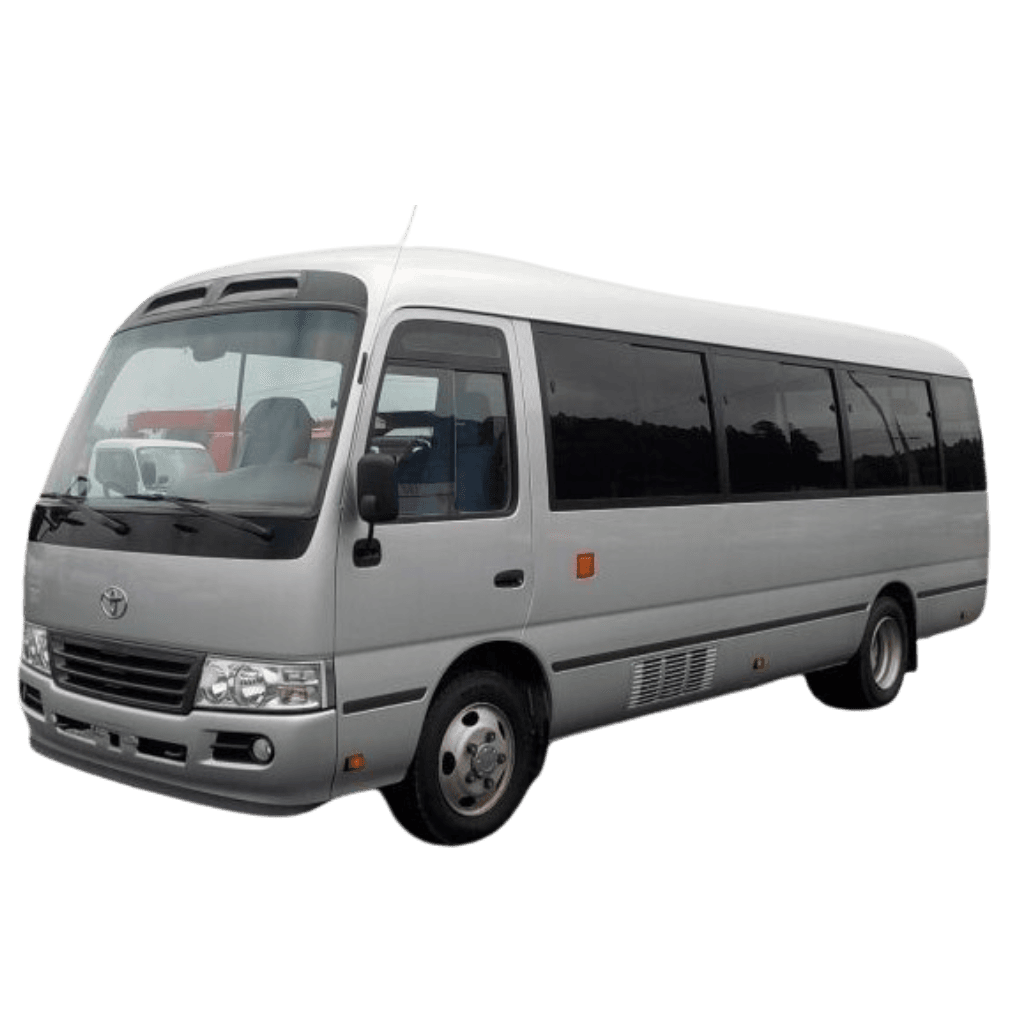 4c saloon coaster for rent a car in karachi