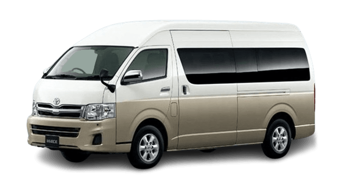 toyota hiace for rent in karachi